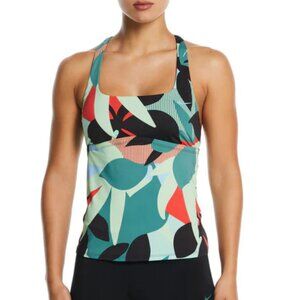 Nike Jungle Floral Square Neck Tankini Top S | NWT | Swimwear